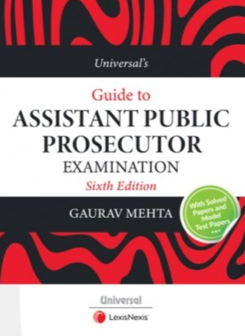 Guide to Assistant Public Prosecutor Examination book cover by Gaurav Mehta