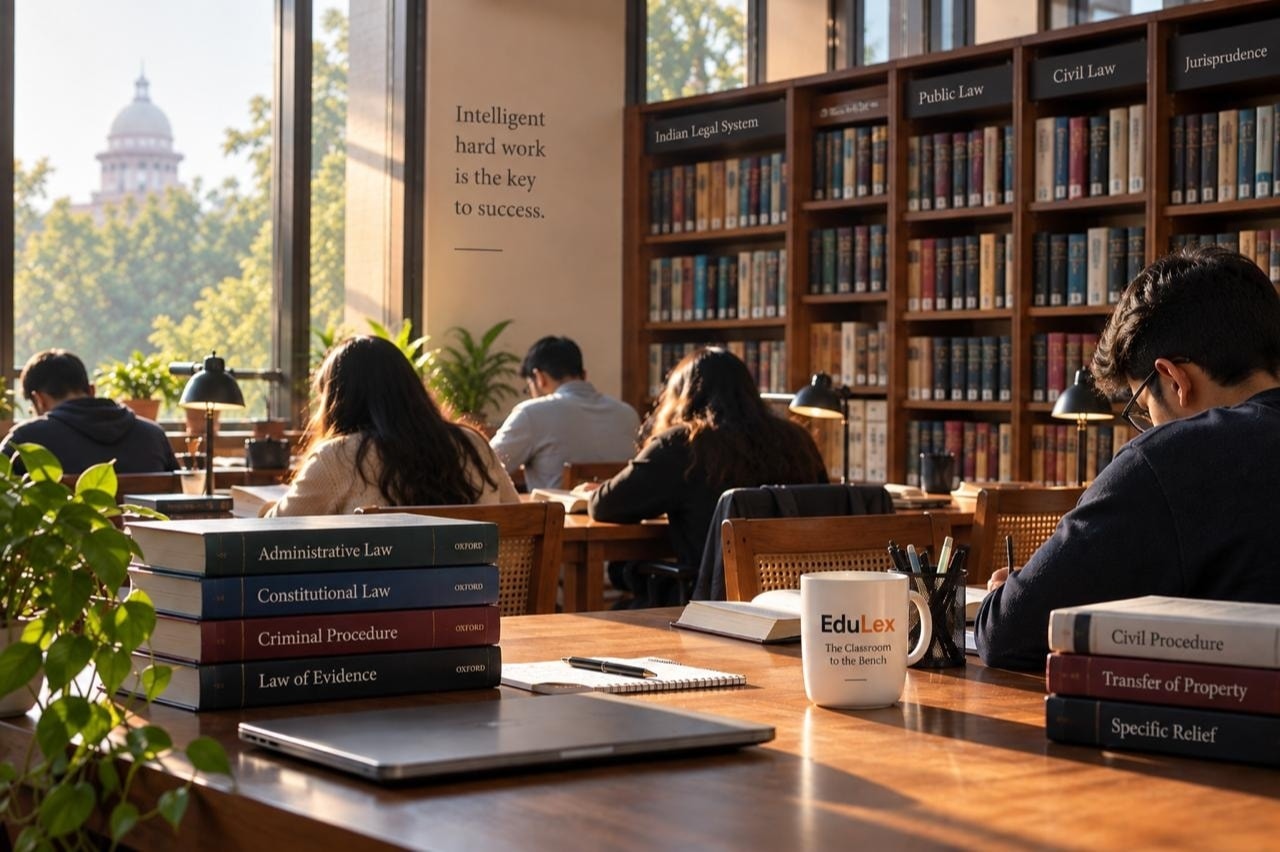 Indian legal library and judicial preparation